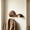 Brown, variant on Wooden Wall Mounted Coat Rack with 6 Hooks | Entryway Hallway Bathroom Towel and Coat Hanger | Sturdy Non Rusting Hanging Organizer for Home Kitchen Living Room