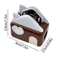 thumbnail image 3 of Toothbrush Head Cover Plastic House-Shaped with Secure Clip for Travel, Camping and Daily Use, 3 of 6