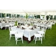 thumbnail image 4 of Pogo 36" Square Wooden Folding Tables, Clear Finish(2 Tables), 4 of 8