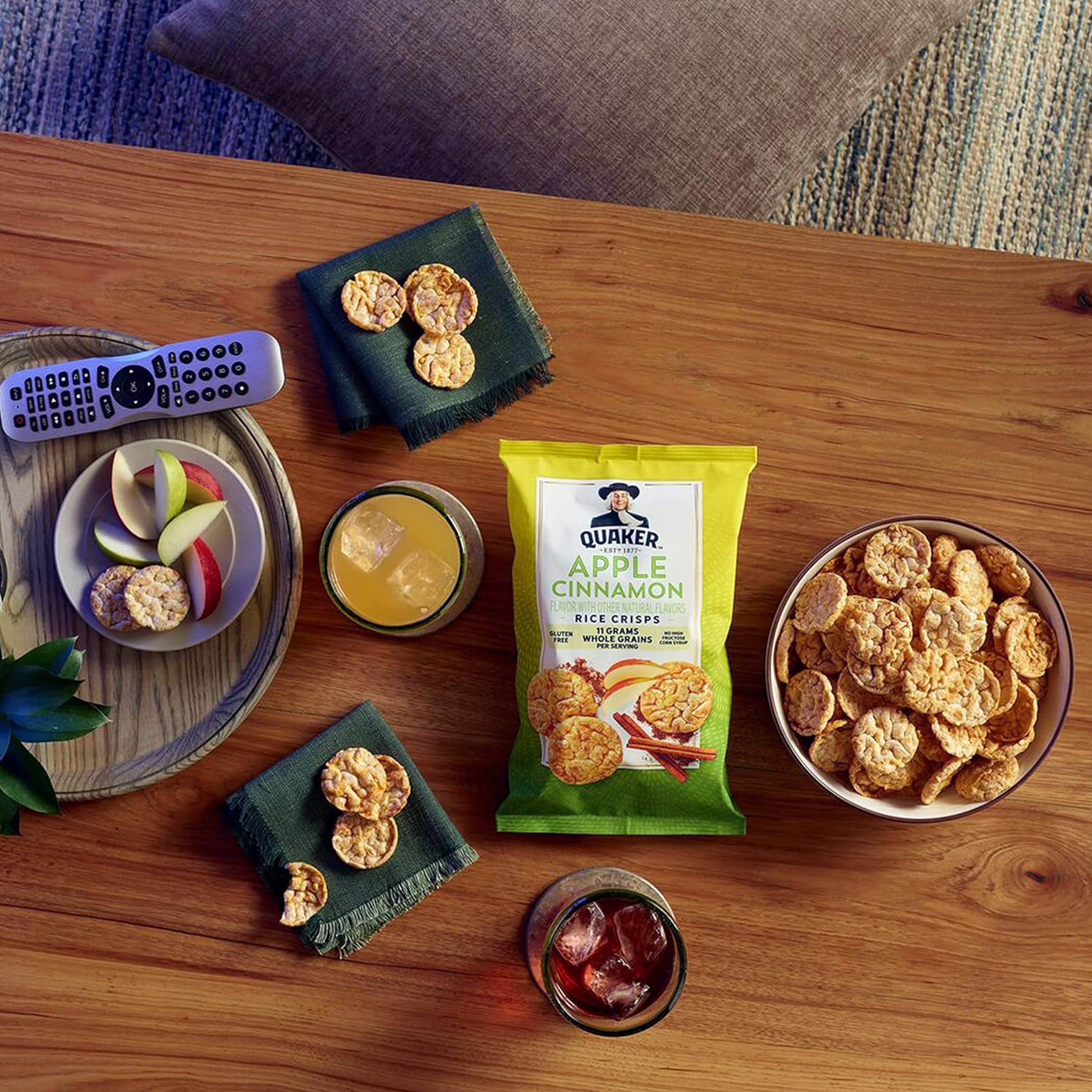 (6 pack) Quaker Jalapeno Cheddar Rice Crisps,  6.06 oz