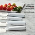 thumbnail image 3 of KitchenAid Chef Set with Custom-Fit Covers, Sharp Kitchen Knife, High-Carbon Japanese Stainless Steel Blade, 4 Piece, White, 3 of 4