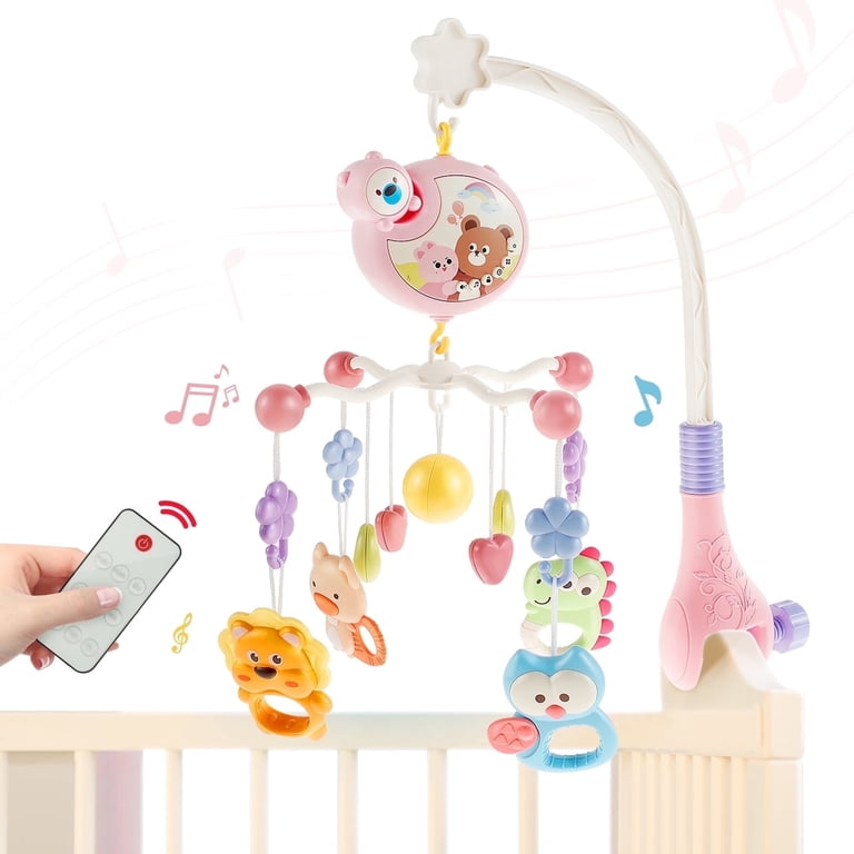 Keyohome Baby Crib Mobile with Music, Lights & Remote Control photo 1