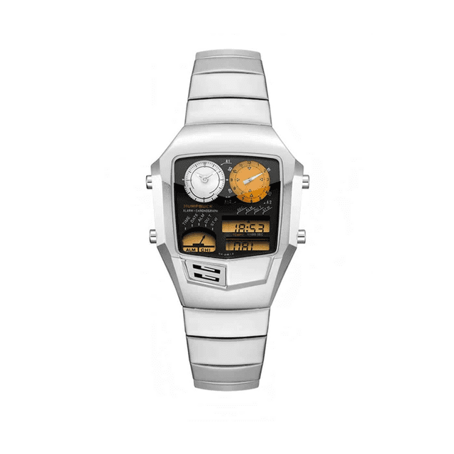 HUMPBUCK DIGITEMP Reloj Multifuncional; Doble horario, Alarma, Luz led