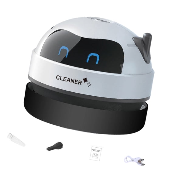 Protable Vacuum Quiet Vacuum with Rechargeable Battery Perfect for Efficient Powerful Desktop Vacuum