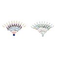 thumbnail image 3 of Crystal Bra Stickers Adhesive Diamond Beads Breast Pasties Shiny Tattoo Sticker, 3 of 5
