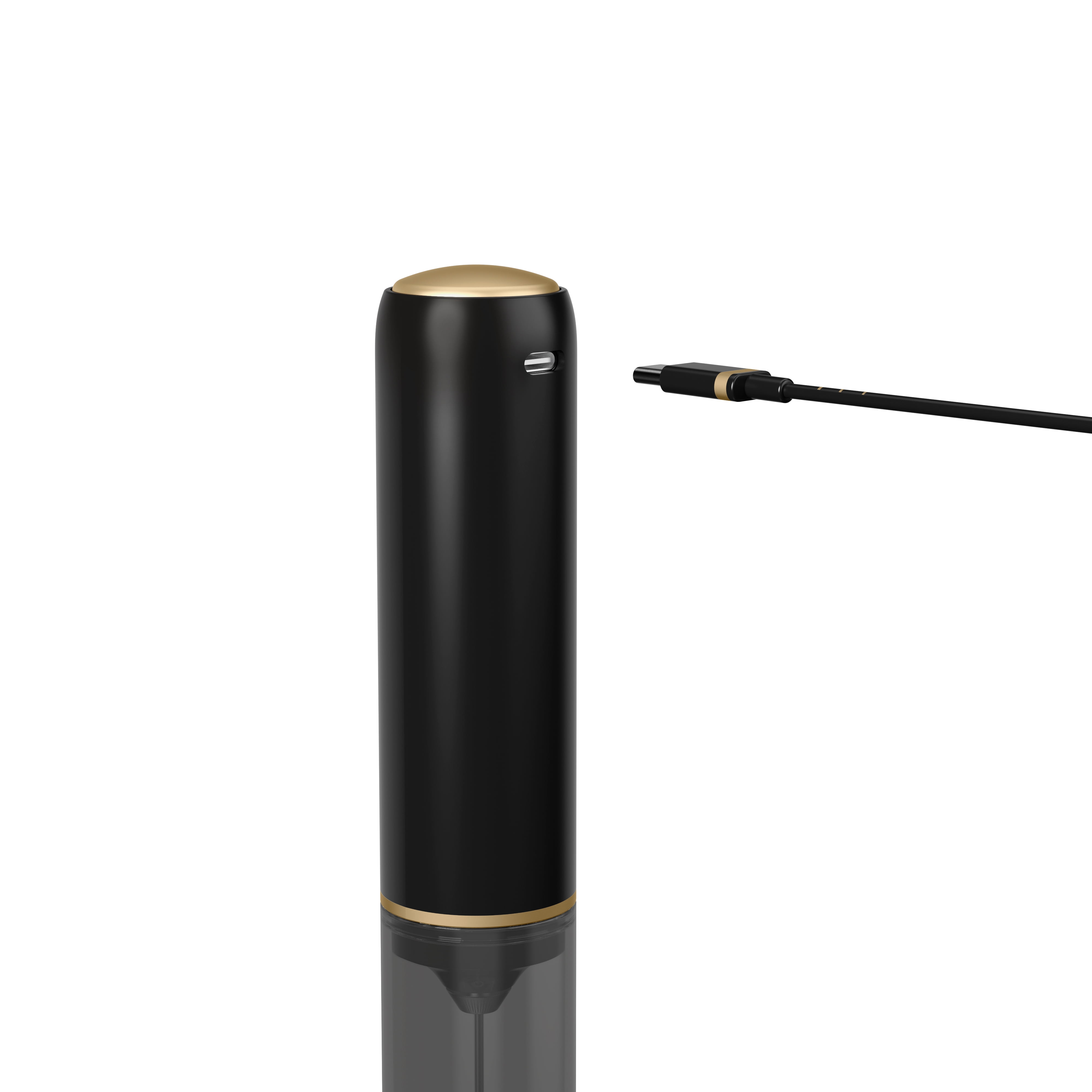 Beautiful Handheld Rechargeable Milk Frother, Black Sesame by Drew Barrymore