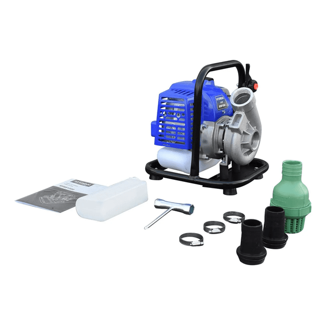 Bomba De Agua Agricola Portátil Hyundai 2.5 Hp 1.5x1.5 2 Tiempos