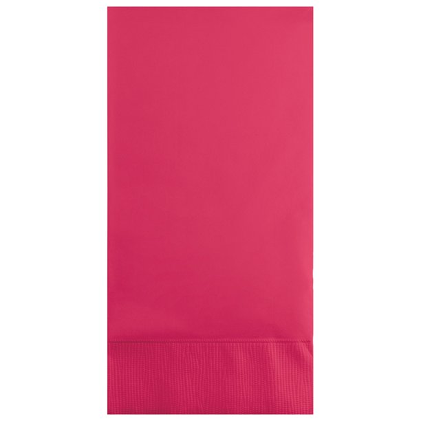 Hot Magenta Pink Paper Guests Towels 48 Count for 24 Guests Walmart