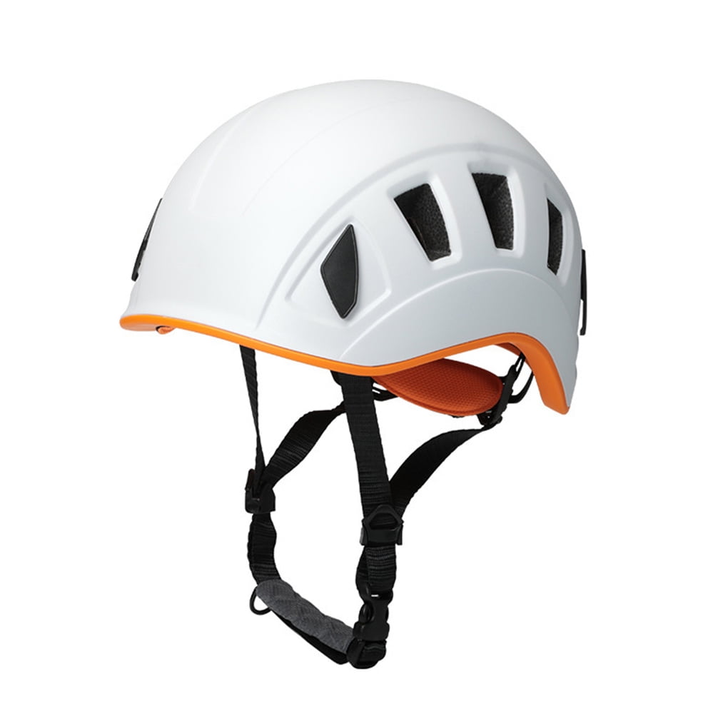Rock Climbing Safety Helmet Aerial Work Abseiling Head Protective Cap White 