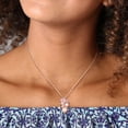 thumbnail image 4 of Everly Women's 2.3CT TGW Amethyst, Pink and White Topaz 18k Rose Gold Plated Pendant, 4 of 7