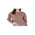 thumbnail image 2 of Canada Women's H2O Dri Wash Crew Sweater Brown Size Medium, 2 of 3
