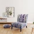 thumbnail image 2 of Designart « Dreaming of Violet Ferns II » Fauteuil d'Appoint Rembourré à Fougères Violettes - Fauteuil Moderne pour Chambre, 2 of 7