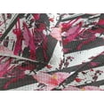 thumbnail image 3 of Ambesonne Hibiscus Quilted Bedspread Set 3 Pcs, Floral Pattern Forest Art, Twin, Pale Pink Hot Pink White, 3 of 4