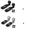 thumbnail image 3 of sweethay 1 par de reposapiés para motocicleta, pedales, estriberas para motocicleta, repuestos plateados Vehículos, repuestos y accesorios Mis Negro sweethay VI002331-01, 3 of 6