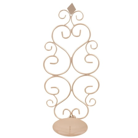 KAKOWELY Metal Wall Decor Wrought Iron Wall Sconces Rose Gold 1Set 14.93X5.50X3.93in