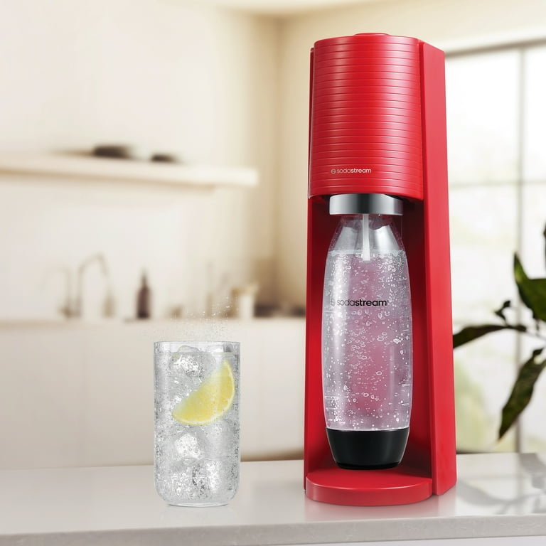 SodaStream Terra (Red) Sparkling Water Maker with CO2 and SodaStream Terra (Red) Sparkling Water Maker with CO2 and
