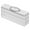 C, variant on Three Layer Yellow Refrigerator Storage Box 11x3x5 Inch Freezer Organizer for Dumplings Eggs with Side Door Kitchen Container