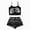 A271-Grey, variant on TOWED22 Halloween Pajamas Women Cute Print Tank Tops and High Waist Shorts Nightwear Set Funny Skeleton Sleepwear(Red,XXL)