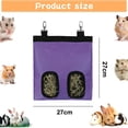 thumbnail image 2 of Bolsa de heno para conejillos de indias, bolsa de heno para conejos, comedero de heno para animales pequeños, bolsa de heno para almacenar, bolsa de alimentación colgante, comedero para conejos, 2 of 7