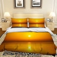 thumbnail image 2 of 3D Sunset Sky Lake Landscape Quilt Cover Set Bedding Set Duvet Cover, 2 of 3