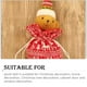 thumbnail image 5 of Toystoory Saco con cordón de Navidad Regalos para niños Aperitivos de frutas Calcetín Exquisito Papá Noel Muñeco de nieve Elk Goodie Bag Decoración Kits de decoración para fiestas Llevar Toystoory HA069911-04, 5 of 6