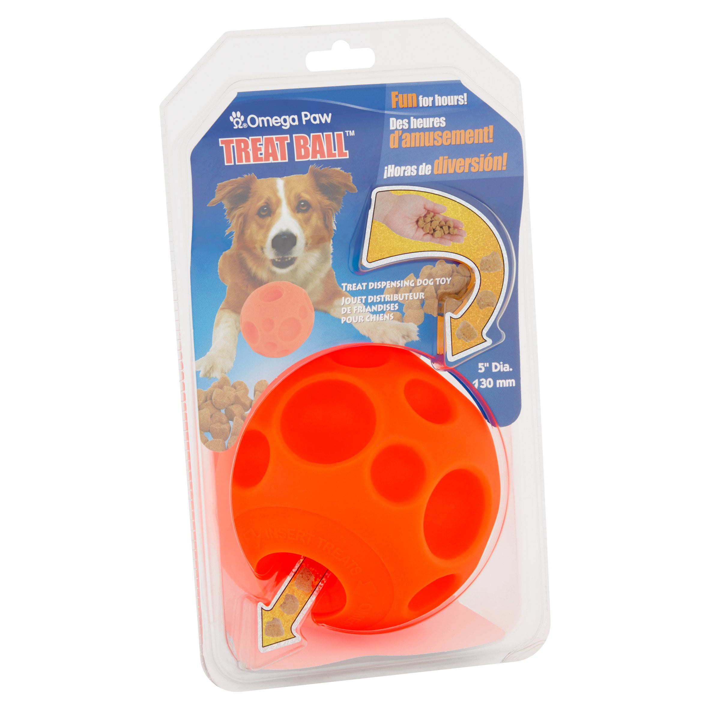 Red Tricky Treat Ball for Toss and Fetch Play Pack of 1