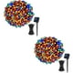 thumbnail image 1 of Cadena de luces solares, 46 pies en total, paquete de 2 de 50 luces LED para jardín, patio, árbol, boda, fiesta, 1 of 5