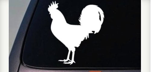LIFE IS BETTER WITH CHICKENS sticker FARM EGGS decal car decal window laptop 788679532298