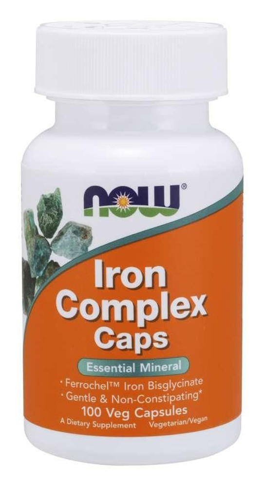 Now Iron Complex Caps 100 Vegg Capsules