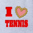 thumbnail image 2 of CafePress - I Heart Tennis - Cute Infant Baby Football Bodysuit, 2 of 3