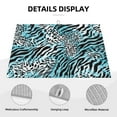 thumbnail image 4 of XMXY Dish Drying Mat for Kitchen Counter, Zebra Leopard Print Animal Absorbent Coffee Cup Dishes Rack Drainer Mats, 18x24 Inches, 4 of 9