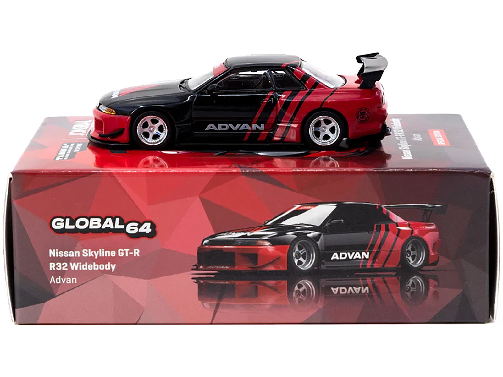 Nissan Skyline GT-R (R32) Widebody ADVAN Black and Liberia | Ubuy