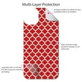 thumbnail image 4 of DistinctInk Custom SKIN / DECAL compatible with OtterBox Symmetry for iPhone 11 Pro (5.8" Screen) - Red White Moroccan Lattice, 4 of 5