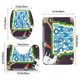 thumbnail image 3 of Bosque Mágico Súper Feliz Juego de 3 alfombras de baño de coral fleece: tapete de baño + alfombra de inodoro en forma de U + funda de tapa de inodoro en forma de O, 3 of 6