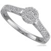 Tara Rose 1/4 Carat T.W. Diamond 10kt White Gold Promise Ring