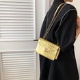 thumbnail image 1 of Bolsa De Hombro Bolso bandolera para mujer Bolso bandolera de PU con patrón de cocodrilo (Oro) Likrtyny Para Estrenar, 1 of 4