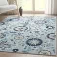 thumbnail image 5 of Well Woven Kings Court Charlotte Transitional Floral Flatweave Light Blue 7'10" x 9'10" Area Rug, 5 of 6