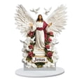 thumbnail image 2 of JESÚS DESDEOP ORNAMENT Decoración Decoración Decoración 2D de carteles acrílico de letrero acrílico para la sala de estar de la sala de estar del, 2 of 8