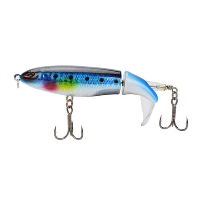 FurNest Ensemble de Leurres de Pêche en Plastique Whopper Plopper Flottant Rotatif