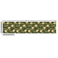 thumbnail image 3 of Ambesonne Floral Fabric by the Yard Upholstery, Palm Leaves Summer Flowers, 1 Yard, Olive Green Peach, 3 of 5