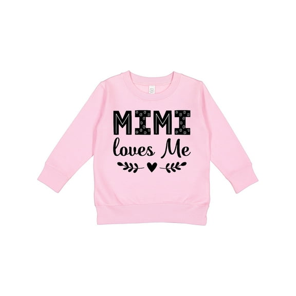 Inktastic Mimi Loves Me Baby Clothes Girl Toddler Sweatshirt