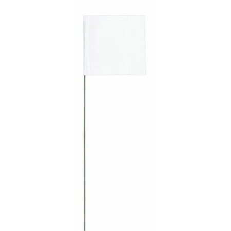 Swanson Tool FWT21100 Flag Stake, White - 2 x 3 in. - Bundle of 100