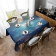 thumbnail image 2 of Yellow Dandelion Butterfly Round Tablecloth Wedding Hotel Table Cover Holiday Dining Table Waterproof Tablecloth, 2 of 6