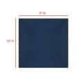 thumbnail image 3 of COVERS&ALL Outdoor Universal Replacement Shade Cover for Canopy Pergola 12 Oz - 100% Waterproof & Weather Resistant Pergola Cover for Patio Porch Deck Balcony with Grommets (10' H x 9' W, Blue), 3 of 7