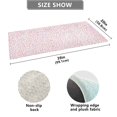 thumbnail image 3 of Haosy Colorful Sprinkles Bathroom Rugs Non Slip Absorbent Soft Plush Quick Dry Bath Mat, 39"x20", 3 of 8