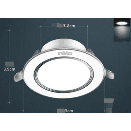 

Toyella Illumination Led Downlight Embedded Barrel Light Aisle Spotlight Ultra-Thin Downlight P
