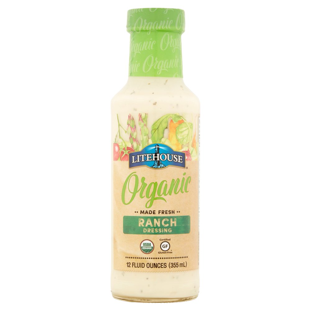 Litehouse Organic Ranch Dressing, 12 fl oz