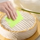 thumbnail image 5 of 3-pack Multipurpose Plastic Dough Scraper Straight Curved And Serrated Edge Bowl Scraper Food Safe Bread Pizza Pastry Cake Cutter (green), 5 of 5