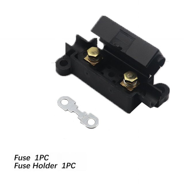 【1Set】 Auto fuse Flat Plate Type 32V Fork Type Bolt Battery Fuse Car Modification Stand 20A 30A 40A 50A 60A 70A - 200A Fuse Box
