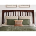 thumbnail image 6 of AFI Orleans Full Solid Wood Low Profile Sleigh Platform Bed, Walnut, 6 of 12